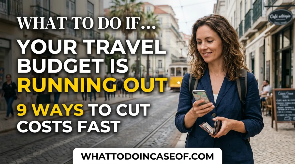 What to Do If Your Travel Budget Is Running Out - 9 Ways to Cut Costs Fast
