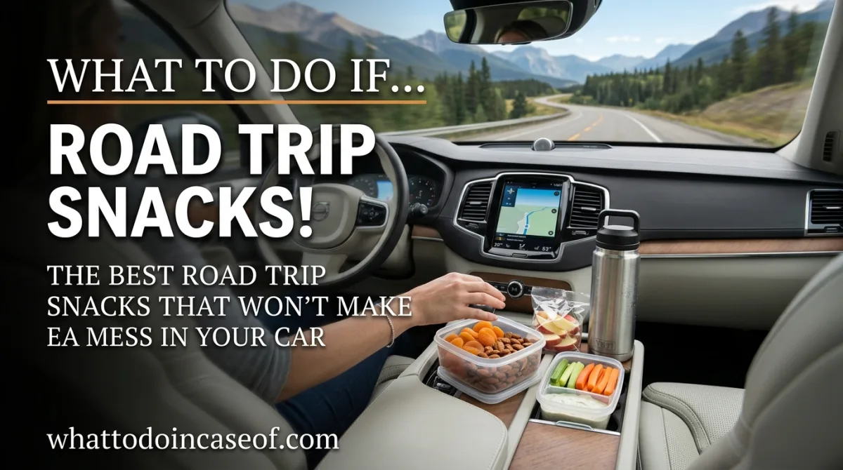 The Best Road Trip Snacks That Won’t Make a Mess in Your Car