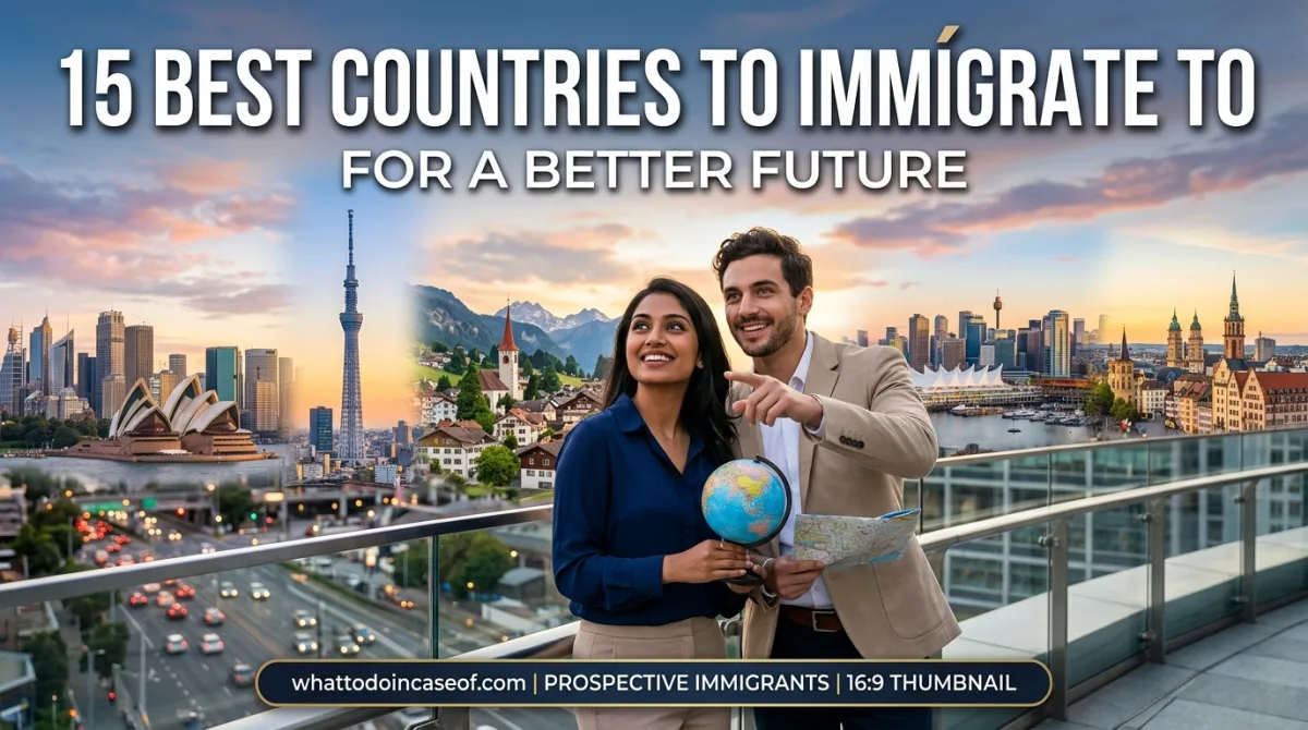 15 Best Countries to Immigrate to for a Better Future